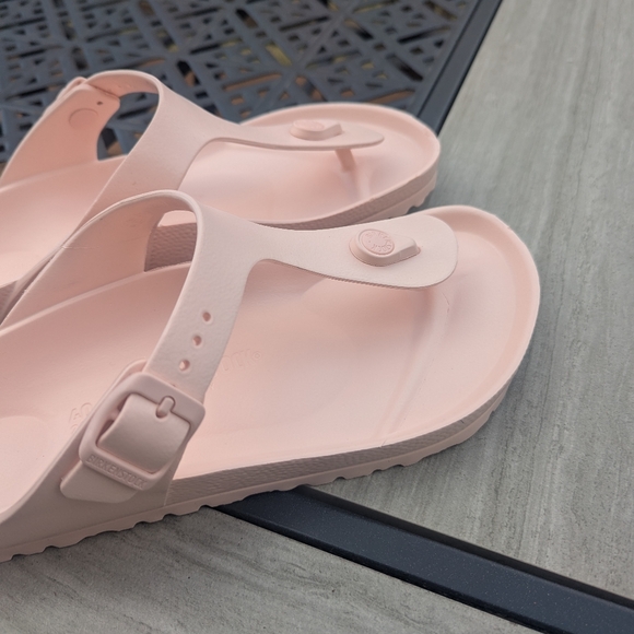 Birkenstock Gizeh 40 EVA Light Pink Waterproof Flip Flop Sandals - Picture 4 of 8